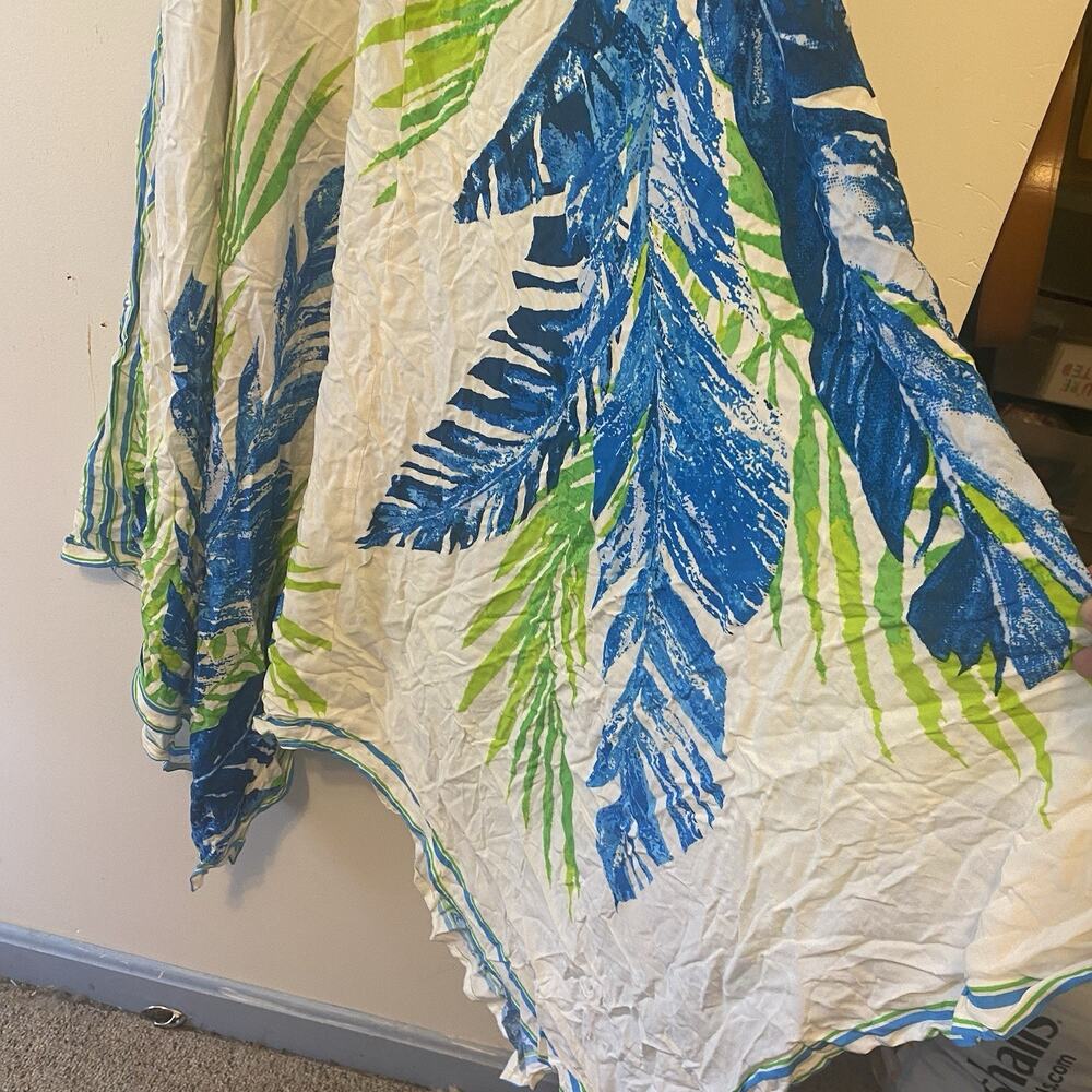 Free Market by FlyingTomato SunDress Asymmetric Handkerchief Boho resort Beach M - Picture 7 of 8